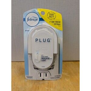 NEW Febreze PLUG Oil Warmer Device Fade Defy Air Freshener White Wall 91306888